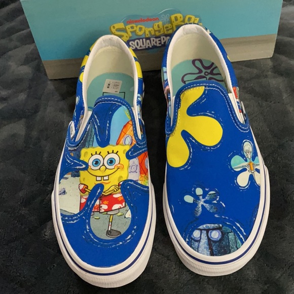 Vans Classic slip on Sponge Bob square pants limited edition colaboración - Picture 2 of 15